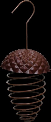 Comedero para Pajaros con Forma de Bellota en Espiral